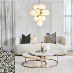 BEECHAM 3-SEATER BOUCLE SOFA IVORY