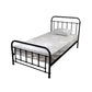 PICOLA SINGLE METAL BED BLACK