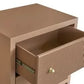 JAYLA LARGE MOCHA MOUSSE 2-DRAWER BEDSIDE TABLE