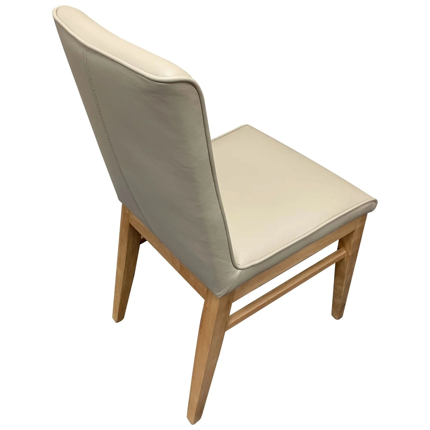 MORROW LEATHER DINING CHAIR LIGHT MOCHA/NATURAL