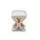 CROZAT MAHOGANY/RATTAN BENCH NATURAL SMALL