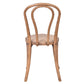 ROYSTON BENTWOOD DINING CHAIR WITH RATTAN SEAT NATURAL