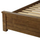 SCOTTI SOLID PINE DOUBLE BED  AGED SUNDRIED ASH COLOUR