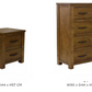 SCOTTI SOLID PINE DOUBLE BED  AGED SUNDRIED ASH COLOUR