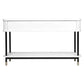 PEMBROKE OAK TIMBER 2-DRAWER CONSOLE TABLE HALL TABLE WHITE