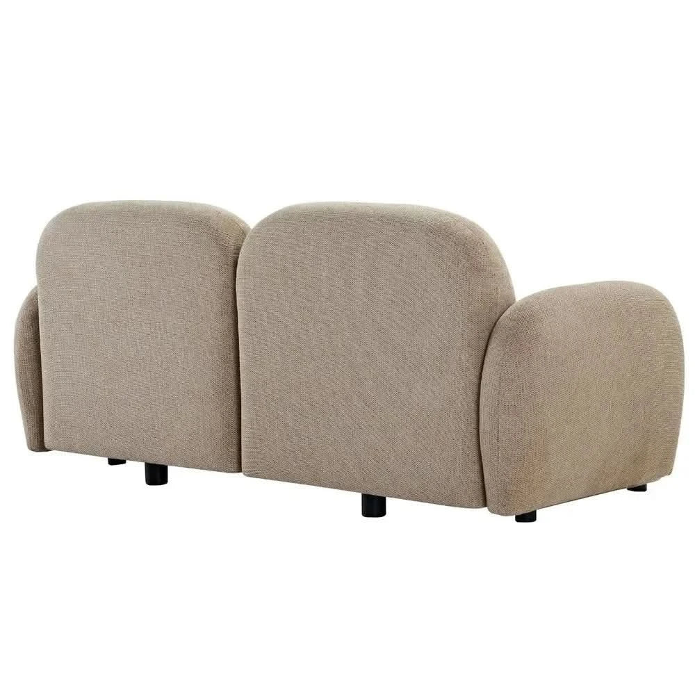 LORELEI 2-SEATER MODULAR CHENILLE SOFA TAUPE COLOUR