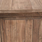 MORIAH SOLID RECLAIMED ELM TRACK SLIDING DOOR BUFFET BLACK & NATURAL