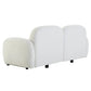 LORELEI 2-SEATER MODULAR CHENILLE SOFA WHITE COLOUR