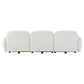 LORELEI  3-SEATER MODULAR SOFA CHENILLE - WHITE