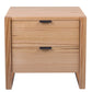 KIPLING MESSMATE TIMBER BEDSIDE TABLE NATURAL
