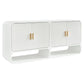 DELGARDO 4-DOOR BUFFET/SIDEBOARD WHITE