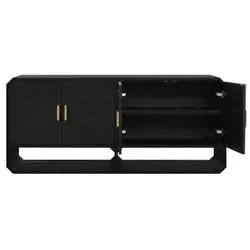 DELGARDO 4-DOOR BUFFET/SIDEBOARD BLACK