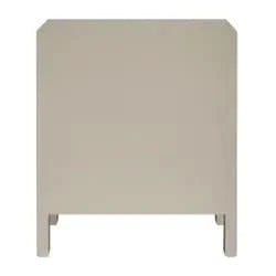 JAYLA LARGE BEIGE 2-DRAWER LARGE BEDSIDE TABLE