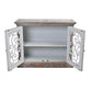 MALVERN RECLAIMED ASIAN TIMBER 2-DOOR SIDEBOARD/BUFFET IN WEATHERED GREY