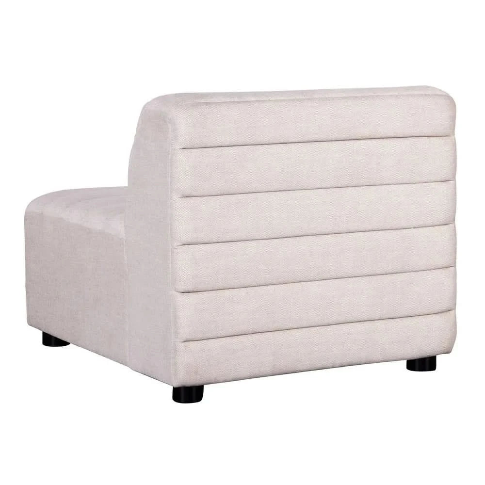 MEREDITH  OCCASIONAL CHAIR LOUNGE CHAIR ARMCHAIR NATURAL LINEN - BEIGE