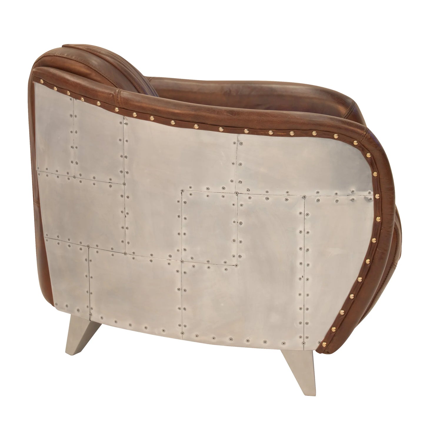 PINTO VINTAGE  LEATHER ARMCHAIR TOP GRAIN COW HIDE