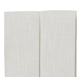 MILLICENT LINEN BED HEADBOARD OFF-WHITE QUEEN SIZE