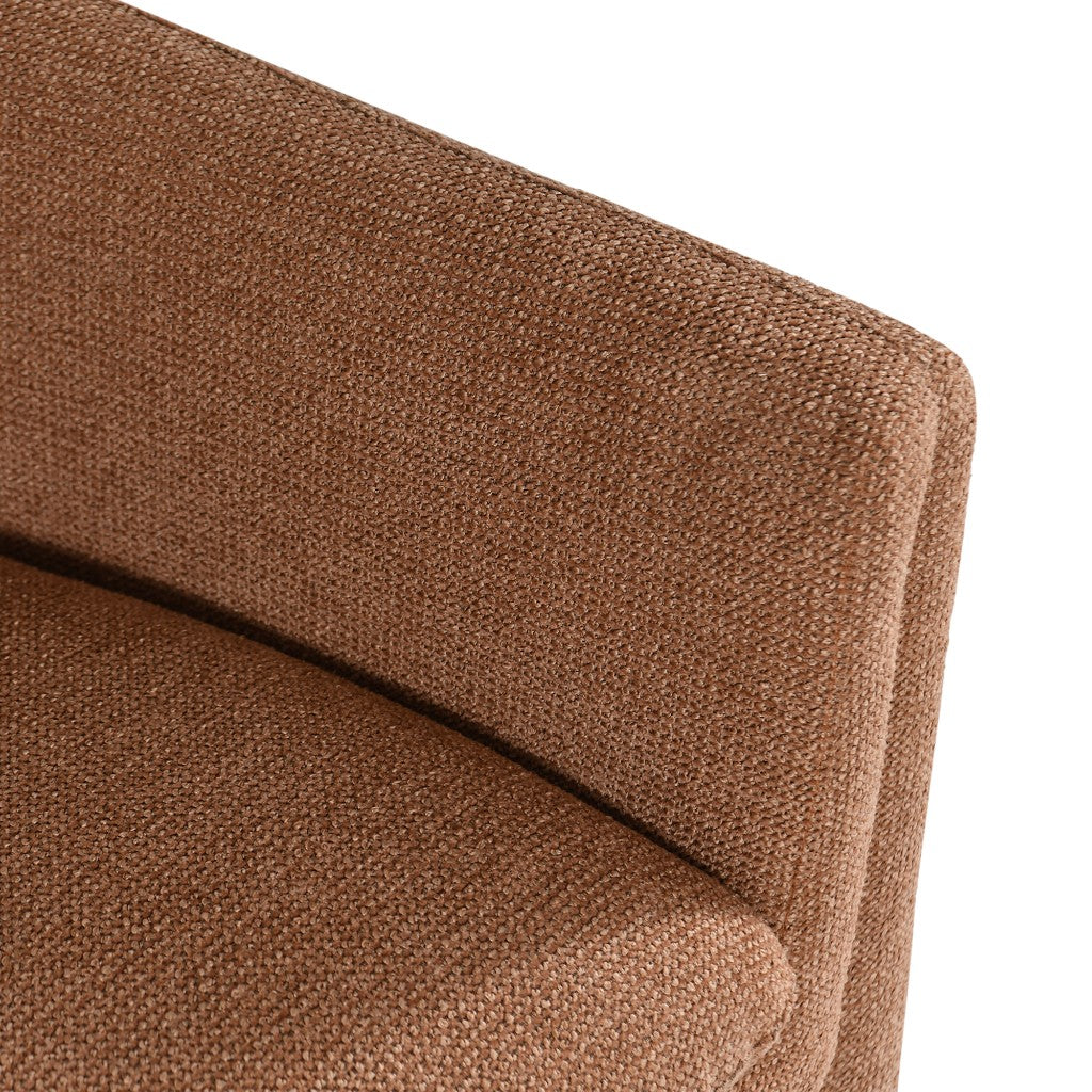 MAGNA CONTEMPORARY FABRIC ARMCHAIR /ACCENT CHAIR/OCCASIONAL CHAIR CINNAMON