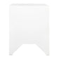 JAYLA SMALL WHITE  2-DRAWER BEDSIDE TABLE