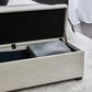 MILLICENT LINEN STORAGE BENCH/BLANKET BOX/OTTOMAN OFF-WHITE 140CM