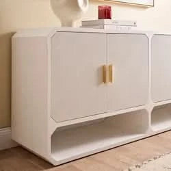 DELGARDO 4-DOOR BUFFET/SIDEBOARD WHITE
