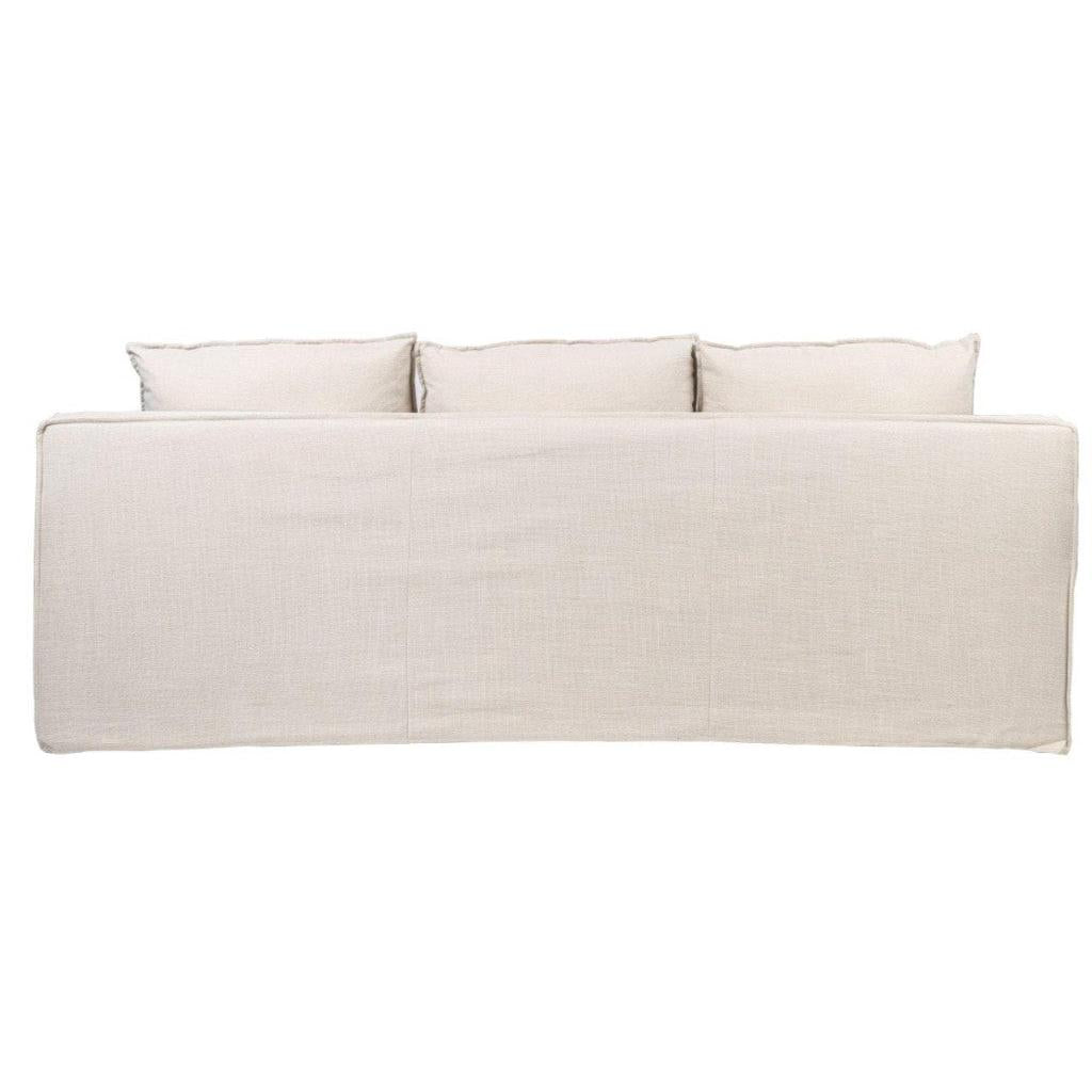 ALLARD FABRIC 3-SEATER SOFA STONE - MyChocolateWood