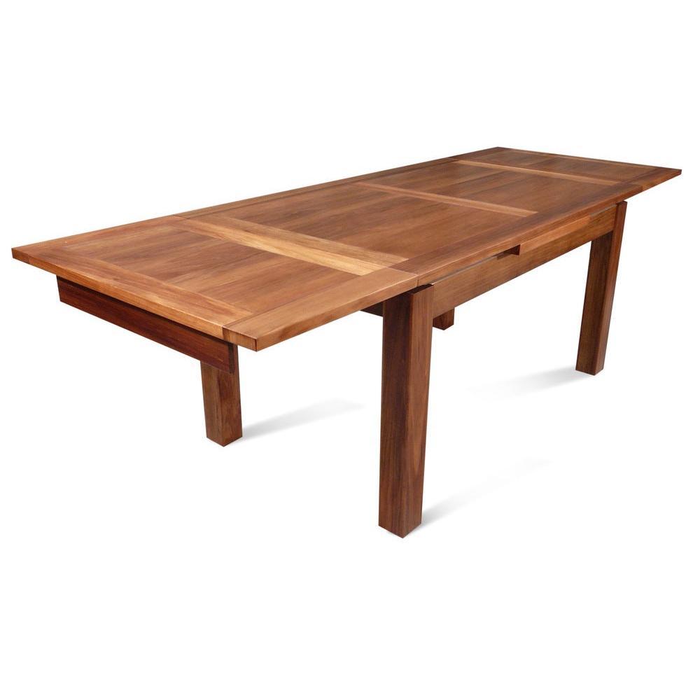 ALDO TASMANIAN BLACKWOOD SIDE EXTENSION DINING TABLE 150-250CM - MyChocolateWood