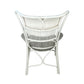 ORTIS  SOLID WHITE RATTAN LIVING CHAIR  VERANDAH CHAIR LOUNGE CHAIR ACCENT CHAIR/ ARMCHAIR /EASY CHAIR