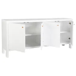 JAILA 4-DOOR CONTEMPORARY SIDEBOARD/BUFFET WHITE