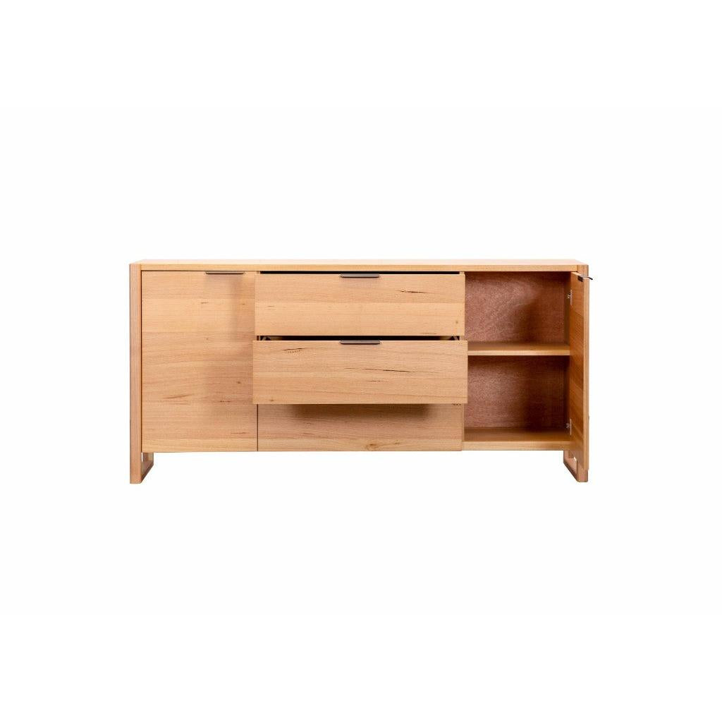 KIPLING MESSMATE TIMBER 2-DOOR 3-DRAWER BUFFET SIDEBOARD NATURAL
