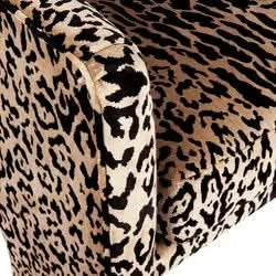 GRETCHEN LEOPARD CHENILLE ARMCHAIR