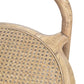 MERSEY SOLID OAK DINING CHAIR W/RATTAN SEAT NATURAL