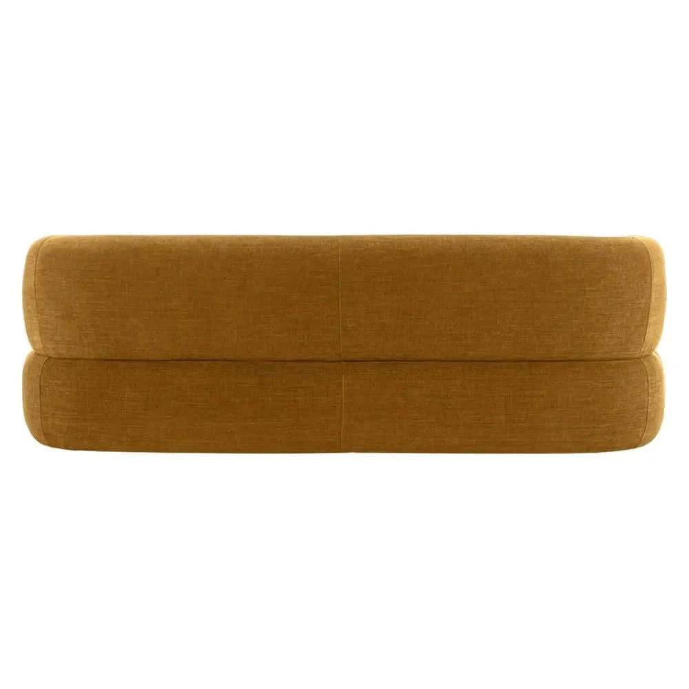 BEECHAM 3-SEATER CHENILLE SOFA MUSTARD