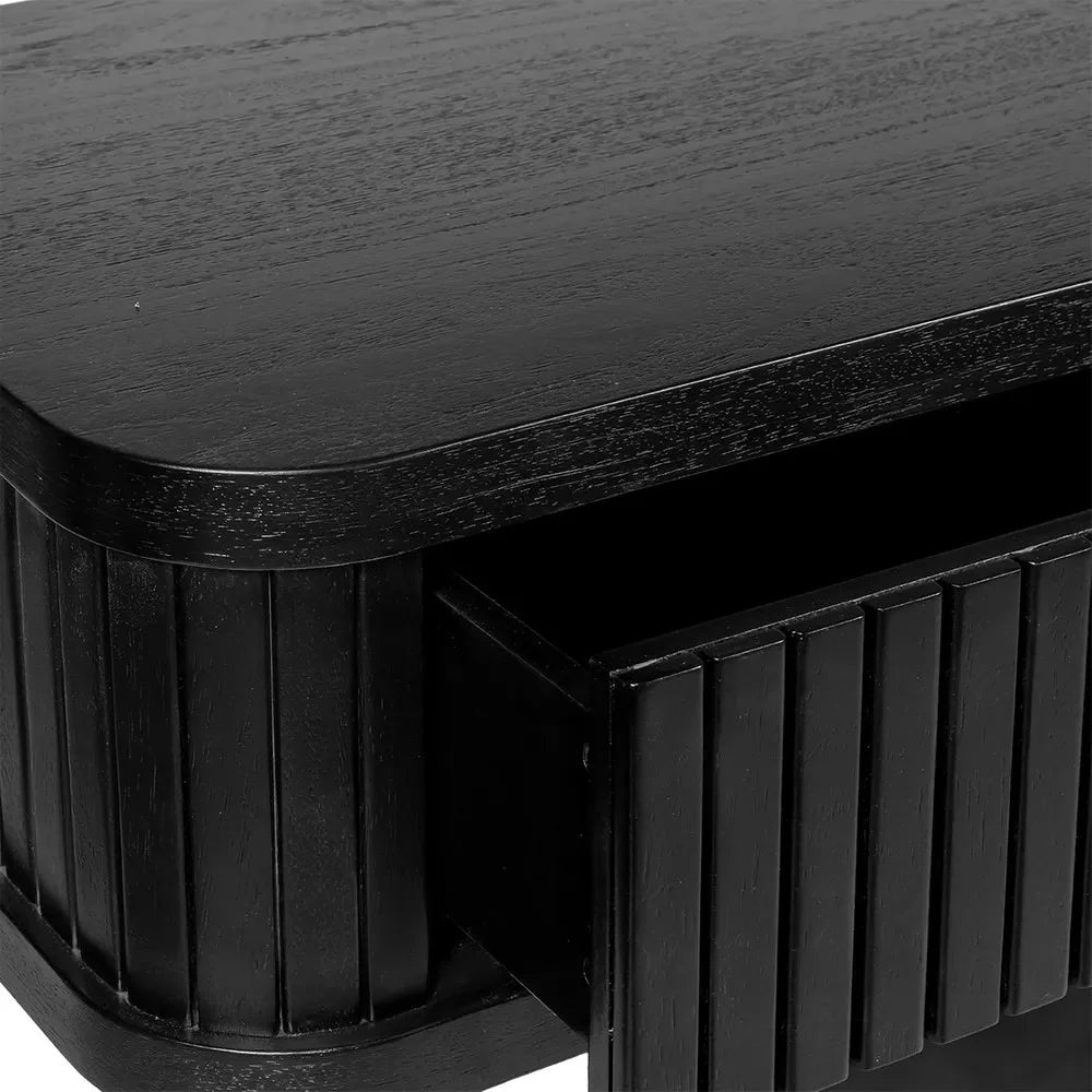 PEMBROKE 2-DRAWER CONSOLE TABLE/HALL TABLE BLACK