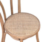 ROYSTON BENTWOOD DINING CHAIR WITH RATTAN SEAT NATURAL