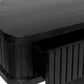 PEMBROKE OAK TIMBER 2-DRAWER CONSOLE TABLE HALL TABLE BLACK