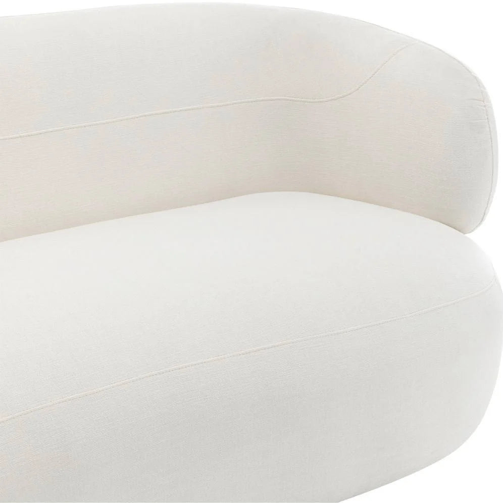 BEECHAM 3-SEATER CHENILLE SOFA WHITE