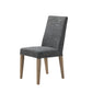 LONDON SOLID AMERICAN OAK DOUBLE Extension Dining Table + 6 FABRIC Chairs - MyChocolateWood