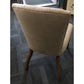 MURDOCH SOLID OAK FRAME LINEN DINING CHAIR