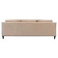 ORVIL-3-SEATER SOFA TAUPE VELVET
