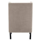SILAS BEIGE CHENILLE WING BACK ARMCHAIR/OCCASIONAL CHAIR