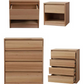 JAXX SOLID MESSMATE & BLUE GUM VENEER 1-DRAWER/1-NICHE BEDSIDE TABLE NATURAL