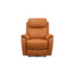 HAWES 3 PIECE ELECTRIC RECLINER 3-SEATER SOFA & 2 ARMCHAIRS TANGERINE COLOUR
