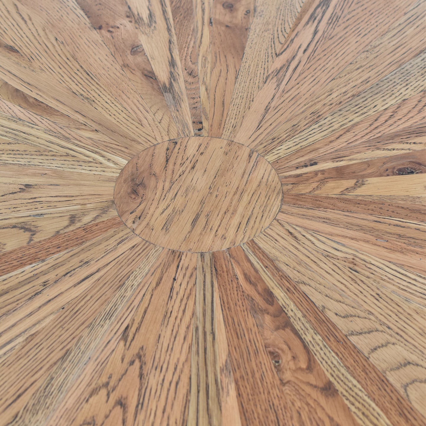 MONCLAIR ROUND SOLID OAK DINING TABLE WITH PEDESTAL BASE 150CM