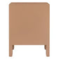 JAYLA SMALL MOCHA MOUSSE  2-DRAWER BEDSIDE TABLE