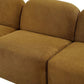 LORELEI  3-SEATER MODULAR SOFA CHENILLE TOFFEE COLOUR