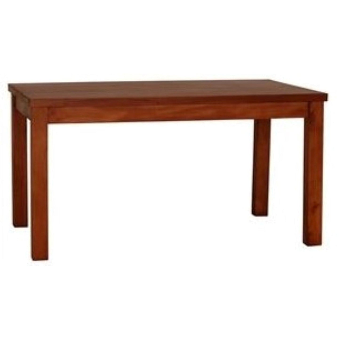 FULTON SOLID MAHOGANY DINING TABLE 200CM IN LIGHT PECAN