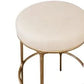 SOREN KITCHEN STOOL - BRASS /NATURAL LINEN