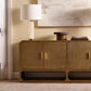 DELGARDO 4-DOOR BUFFET/SIDEBOARD BRUSHED ANTIQUE GOLD