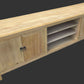 BORDEAUX SOLID ELM WOOD TV UNIT 200CM